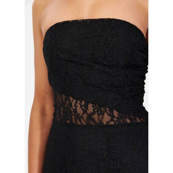 NEW CAMI NYC marseille lace midi dress in black gold - Picture 5 of 5
